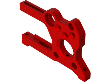 Arrma Uchwyt płyty silnika aluminium, czerwony / ARA320482