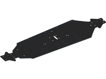 Arrma Podwozie aluminiowe XLWB, czarne / ARA320542