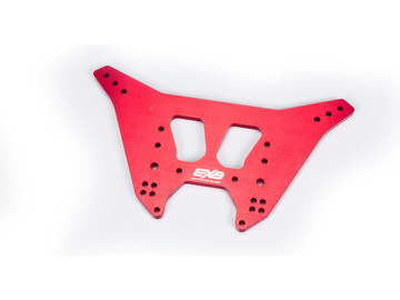 Arrma wieża amortyzatorów tylna L CNC 7075 T6 aluminium, czerwona / ARA320583