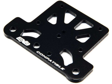 Arrma płyta górna aluminium, czarna / ARA320598