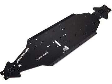 Arrma podwozie aluminium CNC 7075 T6 XLWB czarne / ARA320610