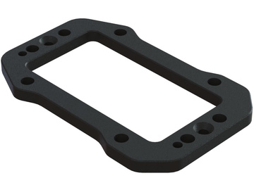 Arrma mocowanie serwa aluminium. czarne / ARA320649