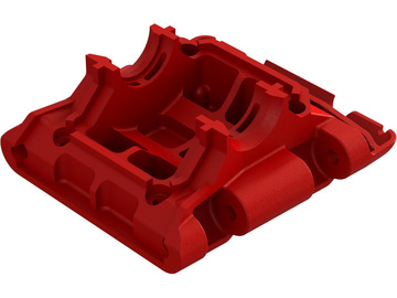Arrma dolna płoza tylna, łoże przekładni, czerwone / ARA320778