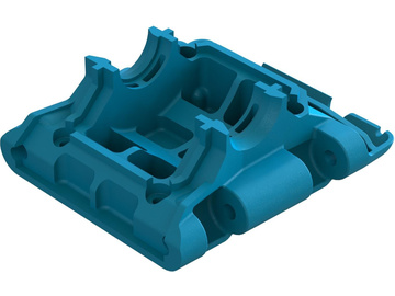 Arrma dolna płoza tylna, łoże przekładni, niebieskie Arrma dolna płoza tylna, łoże przekładni, niebieskie / ARA320788