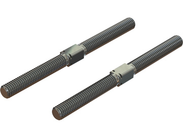 Arrma łącznik M8x105mm stal, srebrny (2) / ARA330745
