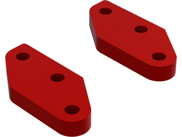 Arrma Płyta sterowania A, aluminium, czerwona (2) / ARA340158