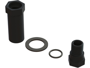 Arrma zestaw elementów serwo savera aluminium. czarny Arrma zestaw elementów serwo savera aluminium. czarny / ARA340187