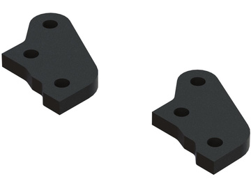 Arrma płyty B sterowania aluminium, czarne (2) / ARA340194