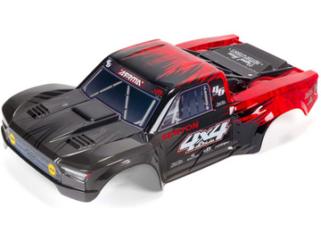 Arrma karoseria czerwona/czarna: Senton 4X4 Mega / ARA402310