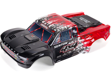 Arrma karoseria czerwona/czarna: Senton 4X4 BLX / ARA402312