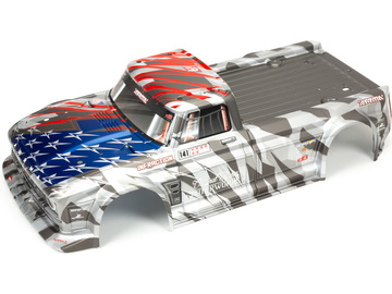 Arrma karoseria srebrna/czerwona: Infraction 6S BLX / ARA410006