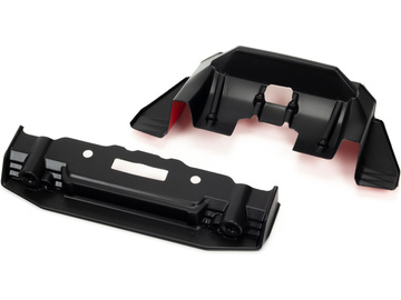 Arrma splitter, dyfuzor czarny/czerwony: Felony 6S BLX / ARA410008