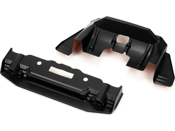 Arrma splitter, dyfuzor czarny/pomarańczowy: Felony 6S BLX / ARA410010