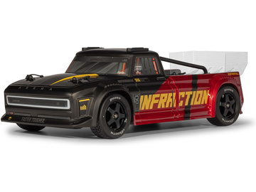 Arrma Infraction 223S DSC BLX 1:8 RTR czarno-czerwony / ARA4315V4T2