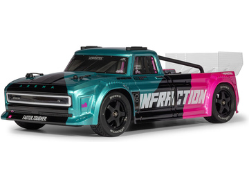 Arrma Infraction 223S DSC BLX 1:8 RTR turkusowo-różowy Arrma Infraction 223S DSC BLX 1:8 RTR turkusowo-różowy / ARA4315V4T3