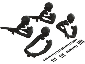 Arrma figurki załogi czarne Arrma figurki załogi czarne / ARA480057