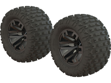 Arrma koło dBoots Fortress MT Gun Metal (2) / ARA550086