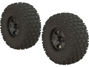 Arrma koło dBoots Fortress SC Gun Metal (2) / ARA550087
