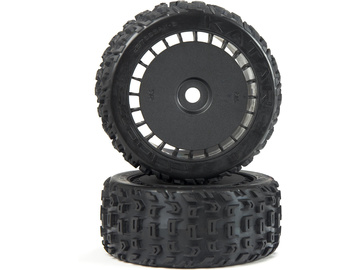 Arrma koło z oponą dBoots Katar T Belted 6S, czarne (2) / ARA550097