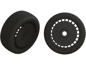 Arrma koło z oponą dBoots Exabyte czarne (2) / ARA550098