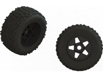 Arrma koło z oponą dBoots Back-Flip Big Block MT (2) Arrma koło z oponą dBoots Back-Flip Big Block MT (2) / ARA550111