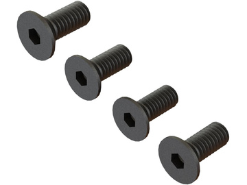 Arrma śruba imbus M4x10mm FH (4) / ARA722410