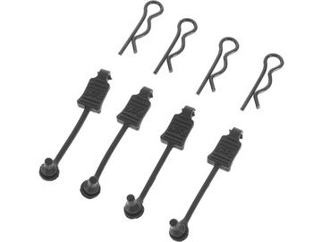 Arrma AR390178 Spinki karoserii makietowe 1:8 czarne (4) Arrma AR390178 Spinki karoserii makietowe 1:8 czarne (4) / ARAC3447