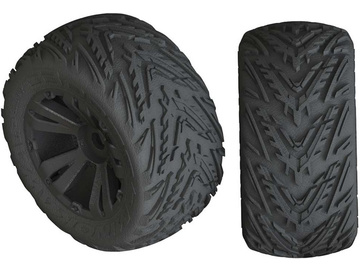 Arrma AR550049 Koło z oponą Minokwa 4S czarne (2) / ARAC9467