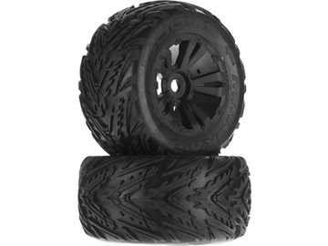 Arrma AR550034 6S: Koło z oponą Minokawa MT czarne (2) / ARAC9649