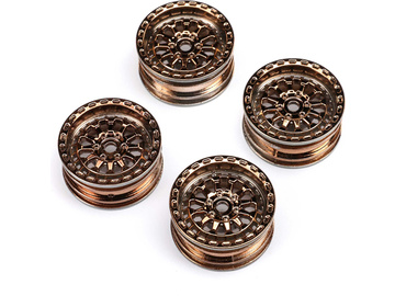 Axial felga Black Rhino 1.0", 7mm Hex (4): SCX24 Axial felga Black Rhino 1.0", 7mm Hex (4): SCX24 / AXI-1796