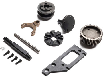 Axial zestaw metalowych części LCXU przekładni Dig V2: SCX10III SR5 / AXI-3491