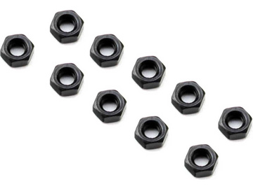 Axial nakrętka M3 niska, czarna (10) Axial nakrętka M3 niska, czarna (10) / AXI-3837