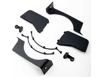 Axial drzwi, narożniki, zawiasy: SCX10 III Jeep CJ-7 / AXI-3866