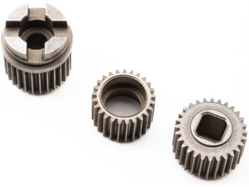 Axial koła zębate przekładni rozdzielczej, metalowe: SCX10 III / AXI-3877
