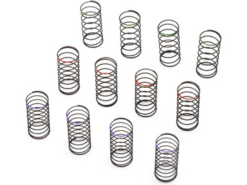 Axial sprężyny amortyzatora 6mm (fioletowa, czerwona, zielona): SCX24 / AXI203003