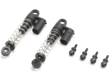 Axial amortyzator tylny, sprężyna 0.4mm (2): SCX24 Jeep JT Gladiator / AXI204002