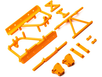 Axial wspornik ramy, łoże akumulatora pomaranczowe: RBX10 / AXI231029
