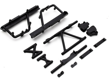 Axial wspornik ramy, łoże akumulatora czarne: RBX10 Axial wspornik ramy, łoże akumulatora czarne: RBX10 / AXI231034