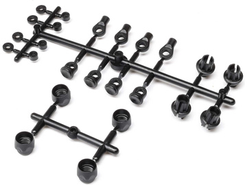 Axial elementy amortyzatora, plastykowe: SCX10 PRO Axial elementy amortyzatora, plastykowe: SCX10 PRO / AXI233034