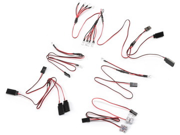 Axial zestaw oświetlenia LED: SCX6 Trail Honcho Axial zestaw oświetlenia LED: SCX6 Trail Honcho / AXI250016