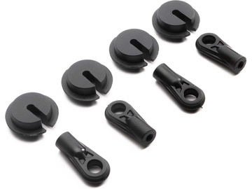 Axial końcówka amortyzatora, miska sprężyny (4): SCX6 Axial końcówka amortyzatora, miska sprężyny (4): SCX6 / AXI253004