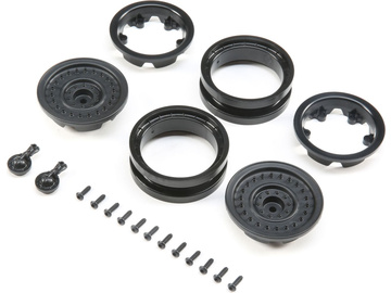 Axial felga 1.9 MW19 Beadlock czarna (2) Axial felga 1.9 MW19 Beadlock czarna (2) / AXI31629