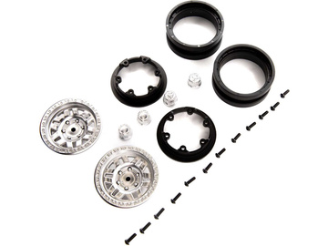 Axial felga 1.9 KMC Machete, beadlock, satyna (2) Axial felga 1.9 KMC Machete, beadlock, satyna (2) / AXI43009