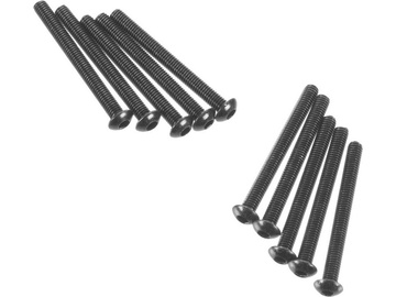 Axial AXA121  Śruba BH M3x30mm czarna (10) / AXIC0014