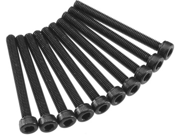 Axial AXA091  Śruba CH M3x30mm czarna (10) / AXIC0045