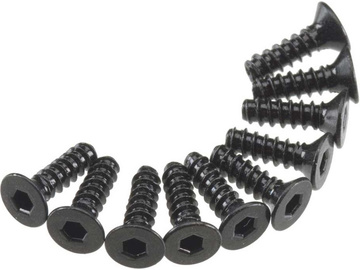 Axial AXA465  Śruba FH M3x10mm czarna (10) / AXIC0128