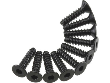 Axial AXA466 Śruba FH M3x12mm czarna (10) Axial AXA466 Śruba FH M3x12mm czarna (10) / AXIC0129