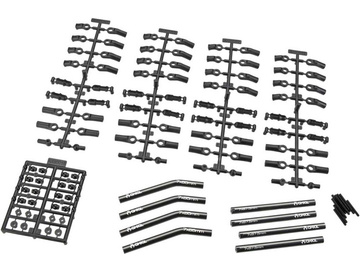 Axial AX30797 Wsporniki Stage 1 aluminium, z koncówkami / AXIC0797