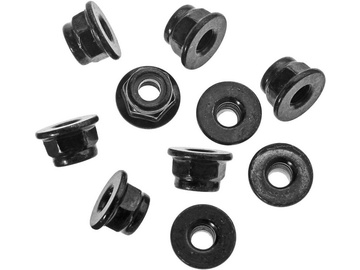 Axial AXA1045 Nakrętka samokontrująca M4 czarna (10) / AXIC1045