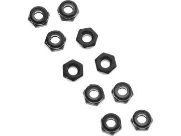 Axial AXA1052 Nakrętka samokontrująca M3 czarna (10) / AXIC1052
